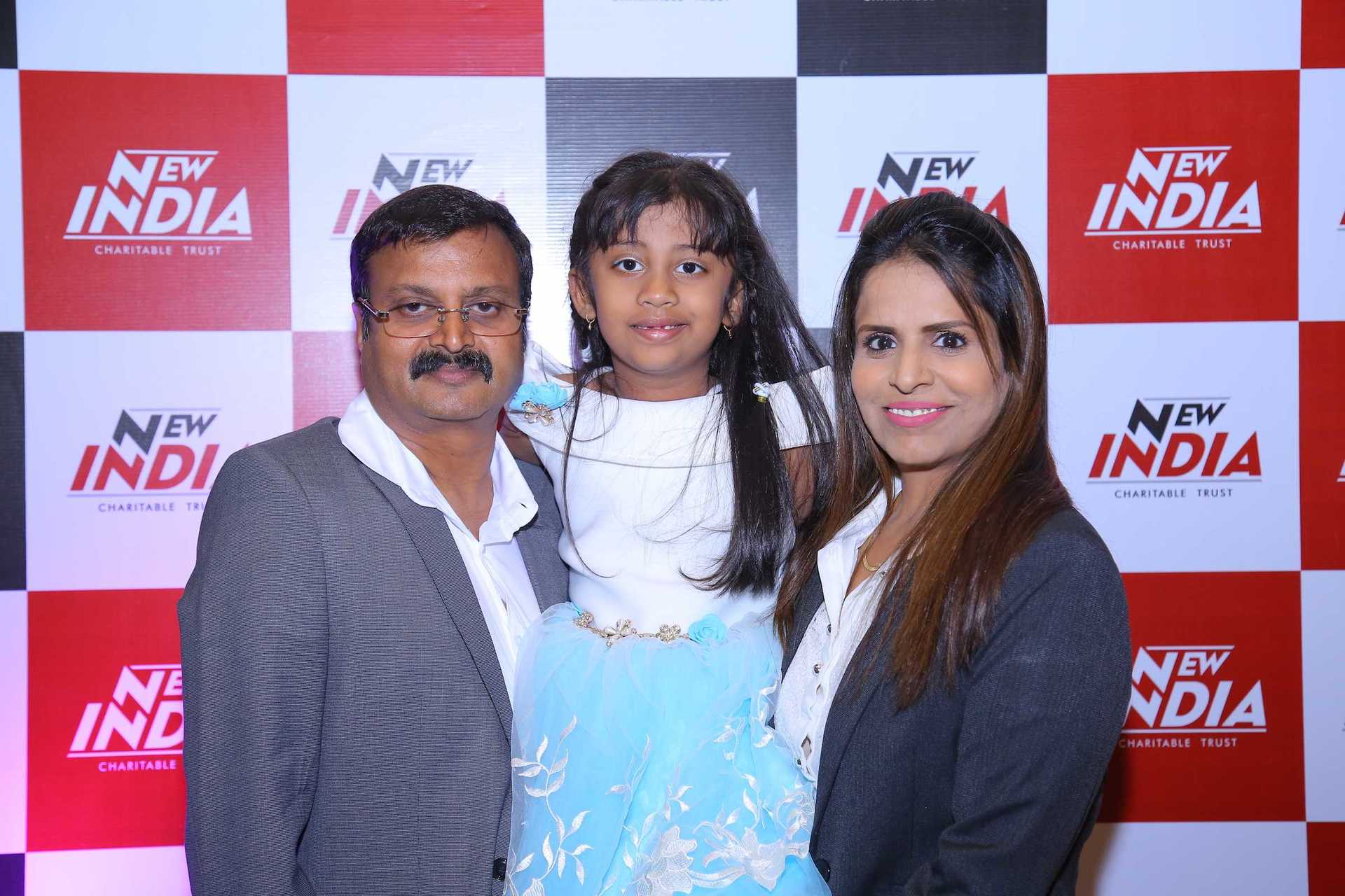 Itika Singh - Vijay Tata and Amrita Tata with their daughter Saanchi at the launch of India's First Cashless Cancer Hospital